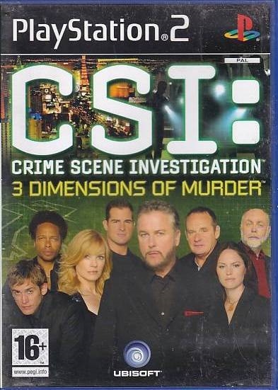 CSI: 3 Dimensions of Murder - PS2 (B Grade) (Genbrug)
